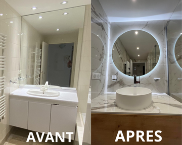 Rénovation d’une salle de bain et de WC sur la commune de LA BAULE